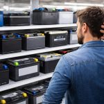 imagen de una persona valorando baterias por su ciclo de vida