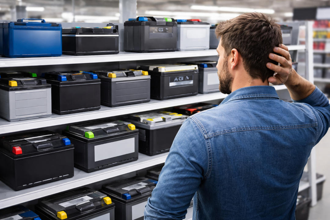 imagen de una persona valorando baterias por su ciclo de vida