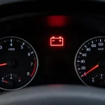 Testigo de batería en coche arrancado